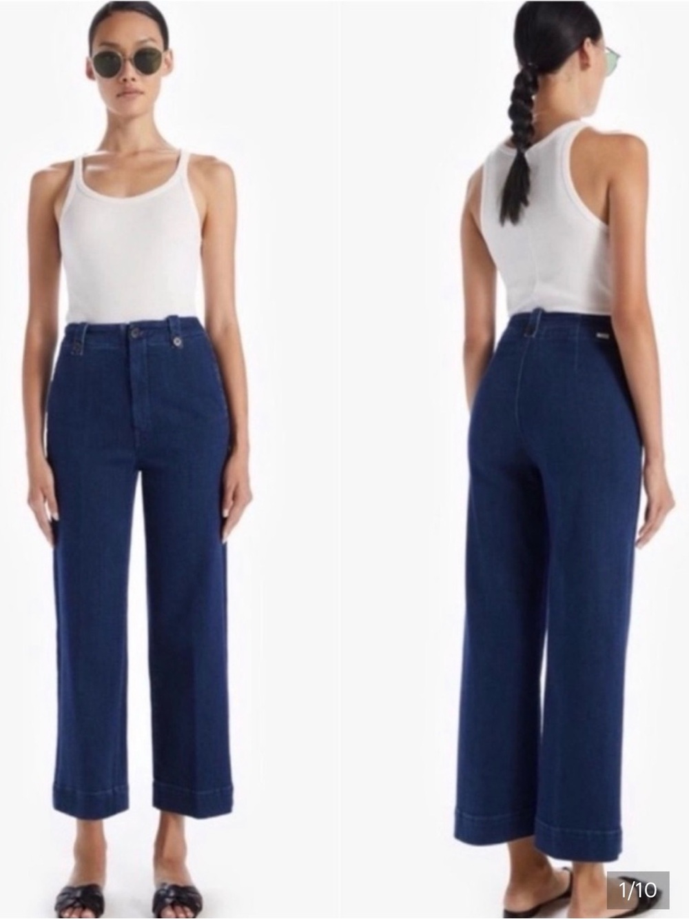 MOTHER The Zipped Greaser Loop Jeans 27 Neither Here Nor There